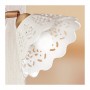 Applique lampada da parete orientabile in ceramica traforata rustica country - Ø 18 cm