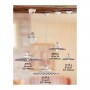 Keramischer Kronleuchter mit plissierter Platte – Ø 43 cm