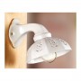 Applique wall lamp in rustic country retro perforated ceramic - Ø 20 cm