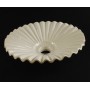 _MG_6866 - Piatto paralume ondulato in ceramica per lampadario classico rustico country - VARIE MISURE