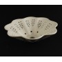 Piatto in ceramica traforata per lampadario