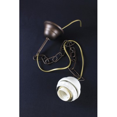 Soporte colgante de cadena para lámpara colgante rústico vintage