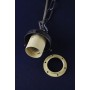 Soporte portalámparas de cadena colgante para lámpara colgante de estilo retro rústico
