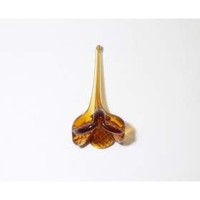 Orange flower pendant crystal pendant for chandelier