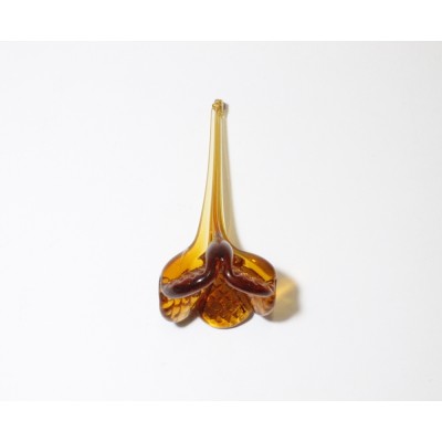 Pendente cristallo pendaglio fiore arancione per lampadario
