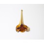 Colgante de cristal con forma de flor de naranja para lámpara de araña