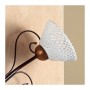 Aplique de pared de hierro forjado con 3 luces con plato de espagueti country vintage - Ø 60 cm