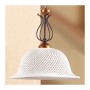 Retro country spaghetti ceramic pendant lamp and lampshade – Ø 37 cm
