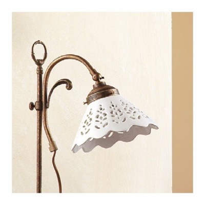 Abat-jour Style Européen Rétro En Tissu - Pour Lampe De Table/ Sol - Diamètre 31 Cm - Doublure En Dentelle
