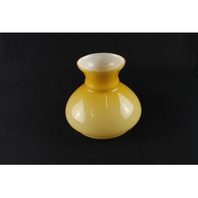 Abat-jour de rechange en verre jaune pour lampe - Ø 14,4 cm
