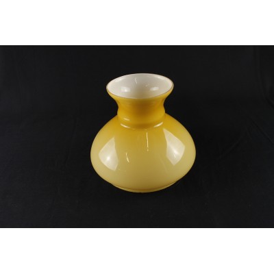 Ersatz-Lampenschirm aus gelbem Glas für Lampe – Ø 14,4 cm
