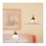Rustic country perforated flat pleated ceramic chandelier - Ø 40 cm