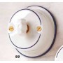 Interruttore in ceramica a farfalla dipinto a mano
