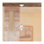 Lampadario in ceramica piatto liscio stile vintage rustico country - Ø 28 cm