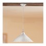 Lampadario in ceramica piatto liscio traforato rustico country - Ø 40 cm