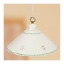 Lámpara corredera de cerámica con contrapeso y placa lisa con borde perforado y decorado - Ø 40 cm