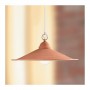 Lampadario in terracotta piatto liscio rustico country - Ø 43 cm