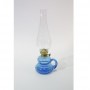 Transparent blue oil lamp