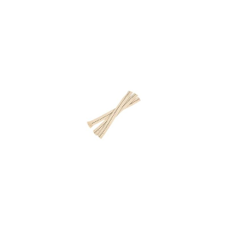 Mèche Pour Lampe à Huile - Rouleau Coton 10m X 13mm - Mèche Plate Avec Fil Rouge - Pour Lampe Pétrole, Kérosène, DIY
