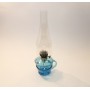 LAMPE À PÉTROLE TRANSPARENTE (BLEUE, ROUGE, BLEU CLAIR)