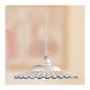 Ceramic chandelier with pleated plate - Ø 43 cm