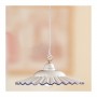 Lustre en céramique avec plaque plissée - Ø 43 cm