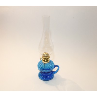 Lampada lume a petrolio trasparente (blu, trasparente)