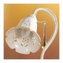 1-flammige Tischlampe aus Eisen mit perforiertem Keramikdiffusor im Vintage-Stil – H. 30cm
