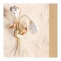 Applique wall lamp with 1 light with retro country tulip ceramic diffuser - h. 50cm