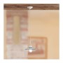 Suspension chandelier with pleated ceramic lampshade and rustic country decoration - Ø 28 cm