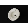 Ceramic hole cover rosette (with central hole)