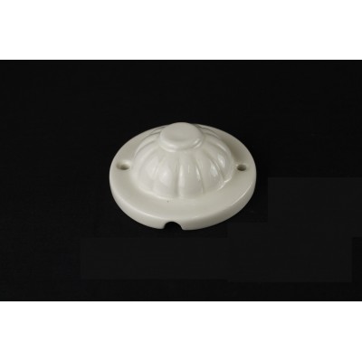 Rosetta rosone copriforo in ceramica (con foro centrale)