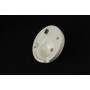 Ceramic pleated pulley for pendant chandelier