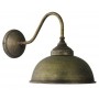 Applique en forme de cloche en laiton bruni antique, style vintage