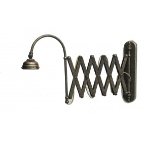 Applique à soufflet extensible en laiton bruni