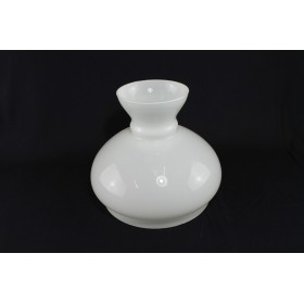 Abat-jour coupole chapeau cloche en opaline blanche – DIVERSES DIMENSIONS