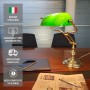 Lampe ministérielle de luxe BOTTICELLI - Laiton massif poli - Fabriquée en Italie
