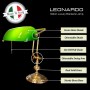 LEONARDO Luxuriöse Ministerlampe – Massives Messing – Hergestellt in Italien