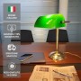Lampe ministère verte - HAUTEUR 38 cm