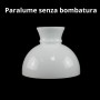 Abat-jour opalin NON DÔME cloche originale blanche du début des années 1900 verre de remplacement - DIVERSES TAILLES