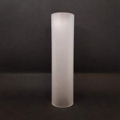 Verre tube cylindre Canfino pour lampe à huile - Ø 5 cm (MAT)