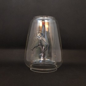 Replacement glass for cart oil lamp - base Ø 8.5 cm