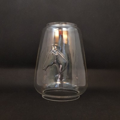 Cristal de repuesto para lámpara de aceite de carro - base Ø 8,5 cm