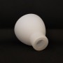 Ersatzkuppellampenschirm aus weißem Satinglas – Ø 3 cm