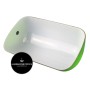 Verre de remplacement fabriqué à la main pour lampe de banquier (vert, ambre, bleu, blanc)
