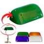 Vetro di Ricambio Artigianale per Lampada Ministeriale (Verde, Ambra, Blu, Bianco)