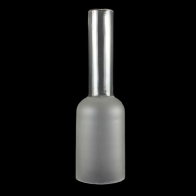 Pantalla de tubo de repuesto de cristal satinado para lámparas de aceite - Ø 7,7 cm