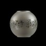 Boule smerigliata in vetro per lampada a petrolio - Ø foro 5.8 cm