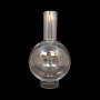 Glass boule tube for oil lamp - base Ø 5 cm