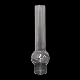 Replacement transparent glass for oil lamp (mod. MATADOR) - base Ø 5.3 / 6.4 cm